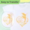 imageHTVRONT White HTV Heat Transfer Vinyl  12quot x 120ft White Iron on Vinyl for Shirts HTV Vinyl Roll for All Cutter Machine Easy to Cut ampamp Weed for Heat Transfer Vinyl Design120ftLight Orange