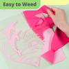 imageHTVRONT White HTV Heat Transfer Vinyl  12quot x 120ft White Iron on Vinyl for Shirts HTV Vinyl Roll for All Cutter Machine Easy to Cut ampamp Weed for Heat Transfer Vinyl Design120ftNeon Pink