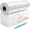 imageHTVRONT White HTV Heat Transfer Vinyl  12quot x 120ft White Iron on Vinyl for Shirts HTV Vinyl Roll for All Cutter Machine Easy to Cut ampamp Weed for Heat Transfer Vinyl Design120ftWhite