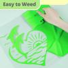 imageHTVRONT White HTV Heat Transfer Vinyl  12quot x 120ft White Iron on Vinyl for Shirts HTV Vinyl Roll for All Cutter Machine Easy to Cut ampamp Weed for Heat Transfer Vinyl Design120ftNeon Green