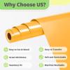 imageHTVRONT White HTV Heat Transfer Vinyl  12quot x 120ft White Iron on Vinyl for Shirts HTV Vinyl Roll for All Cutter Machine Easy to Cut ampamp Weed for Heat Transfer Vinyl Design120ftLight Orange