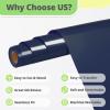 imageHTVRONT White HTV Heat Transfer Vinyl  12quot x 120ft White Iron on Vinyl for Shirts HTV Vinyl Roll for All Cutter Machine Easy to Cut ampamp Weed for Heat Transfer Vinyl Design120ftNavy Blue