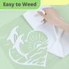 imageHTVRONT White HTV Heat Transfer Vinyl  12quot x 120ft White Iron on Vinyl for Shirts HTV Vinyl Roll for All Cutter Machine Easy to Cut ampamp Weed for Heat Transfer Vinyl Design120ftWhite