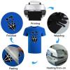 imageHTVRONT White HTV Heat Transfer Vinyl  12quot x 120ft White Iron on Vinyl for Shirts HTV Vinyl Roll for All Cutter Machine Easy to Cut ampamp Weed for Heat Transfer Vinyl Design120ftBlack