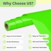 imageHTVRONT White HTV Heat Transfer Vinyl  12quot x 120ft White Iron on Vinyl for Shirts HTV Vinyl Roll for All Cutter Machine Easy to Cut ampamp Weed for Heat Transfer Vinyl Design120ftNeon Green
