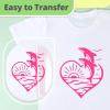 imageHTVRONT White HTV Heat Transfer Vinyl  12quot x 120ft White Iron on Vinyl for Shirts HTV Vinyl Roll for All Cutter Machine Easy to Cut ampamp Weed for Heat Transfer Vinyl Design120ftNeon Pink