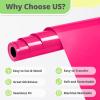 imageHTVRONT White HTV Heat Transfer Vinyl  12quot x 120ft White Iron on Vinyl for Shirts HTV Vinyl Roll for All Cutter Machine Easy to Cut ampamp Weed for Heat Transfer Vinyl Design120ftNeon Pink