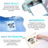 imageHTVRONT White HTV Heat Transfer Vinyl  12quot x 120ft White Iron on Vinyl for Shirts HTV Vinyl Roll for All Cutter Machine Easy to Cut ampamp Weed for Heat Transfer Vinyl Design120ftWhite and Black