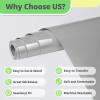 imageHTVRONT White HTV Heat Transfer Vinyl  12quot x 120ft White Iron on Vinyl for Shirts HTV Vinyl Roll for All Cutter Machine Easy to Cut ampamp Weed for Heat Transfer Vinyl Design120ftGrey