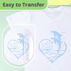imageHTVRONT White HTV Heat Transfer Vinyl  12quot x 120ft White Iron on Vinyl for Shirts HTV Vinyl Roll for All Cutter Machine Easy to Cut ampamp Weed for Heat Transfer Vinyl Design120ftBlue