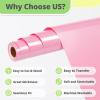 imageHTVRONT White HTV Heat Transfer Vinyl  12quot x 120ft White Iron on Vinyl for Shirts HTV Vinyl Roll for All Cutter Machine Easy to Cut ampamp Weed for Heat Transfer Vinyl Design120ftBaby Pink