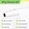 imageHTVRONT White HTV Heat Transfer Vinyl  12quot x 120ft White Iron on Vinyl for Shirts HTV Vinyl Roll for All Cutter Machine Easy to Cut ampamp Weed for Heat Transfer Vinyl Design120ftWhite