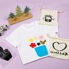 imageHTVRONT White Iron on Vinyl  12 x 50ft White HTV Heat Transfer Vinyl for t Shirts White HTV Vinyl Roll for All Cutter Machine Easy to Cut ampamp Weed for Heat Transfer DesignBlack