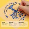 imageHTVRONT White Permanent Vinyl 12 Pack Glossy White Vinyl for Cutting Machine  10 Permanent Sheets 12quot x 12quotampamp 2 Transfer Tape Sheets for Party Decoration Sticker Craft Cutter Car Decal Glossy70 Multicolored