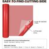 imageHTVRONT White Permanent Vinyl 12 Pack Glossy White Vinyl for Cutting Machine  10 Permanent Sheets 12quot x 12quotampamp 2 Transfer Tape Sheets for Party Decoration Sticker Craft Cutter Car Decal GlossyGlossy Red