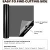 imageHTVRONT White Permanent Vinyl 12 Pack Glossy White Vinyl for Cutting Machine  10 Permanent Sheets 12quot x 12quotampamp 2 Transfer Tape Sheets for Party Decoration Sticker Craft Cutter Car Decal GlossyGlossy Black