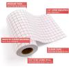 imageHTVRONT White Permanent Vinyl 12 Pack Glossy White Vinyl for Cutting Machine  10 Permanent Sheets 12quot x 12quotampamp 2 Transfer Tape Sheets for Party Decoration Sticker Craft Cutter Car Decal GlossyRed Transfer Tape