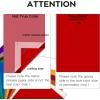 imageHTVRONT White Permanent Vinyl 12 Pack Glossy White Vinyl for Cutting Machine  10 Permanent Sheets 12quot x 12quotampamp 2 Transfer Tape Sheets for Party Decoration Sticker Craft Cutter Car Decal Glossy12 Glossy Red