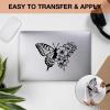 imageHTVRONT White Permanent Vinyl 12 Pack Glossy White Vinyl for Cutting Machine  10 Permanent Sheets 12quot x 12quotampamp 2 Transfer Tape Sheets for Party Decoration Sticker Craft Cutter Car Decal GlossyMatte Black