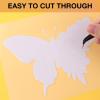 imageHTVRONT White Permanent Vinyl 12 Pack Glossy White Vinyl for Cutting Machine  10 Permanent Sheets 12quot x 12quotampamp 2 Transfer Tape Sheets for Party Decoration Sticker Craft Cutter Car Decal GlossyGlossy White