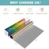 imageHTVRONT White Permanent Vinyl 12quot x 14 FT Adhesive White Vinyl Roll Compatible with Cricut Cutting Machine Silhouette Cameo Cutters Signs Scrapbooking Craft Die Cutters GlossyMatte Metallic Champagne Gold