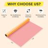 imageHTVRONT White Permanent Vinyl 12quot x 14 FT Adhesive White Vinyl Roll Compatible with Cricut Cutting Machine Silhouette Cameo Cutters Signs Scrapbooking Craft Die Cutters GlossyYellow to Drak Green