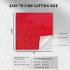 imageHTVRONT White Permanent Vinyl 12quot x 14 FT Adhesive White Vinyl Roll Compatible with Cricut Cutting Machine Silhouette Cameo Cutters Signs Scrapbooking Craft Die Cutters GlossyGlitter Red