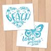 imageHTVRONT White Permanent Vinyl 12quot x 14 FT Adhesive White Vinyl Roll Compatible with Cricut Cutting Machine Silhouette Cameo Cutters Signs Scrapbooking Craft Die Cutters GlossyGlitter Blue