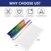 imageHTVRONT White Permanent Vinyl 12quot x 14 FT Adhesive White Vinyl Roll Compatible with Cricut Cutting Machine Silhouette Cameo Cutters Signs Scrapbooking Craft Die Cutters GlossyWhite Holographic