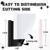 imageHTVRONT White Permanent Vinyl 12quot x 14 FT Adhesive White Vinyl Roll Compatible with Cricut Cutting Machine Silhouette Cameo Cutters Signs Scrapbooking Craft Die Cutters GlossyMatte Permanenttransfer Bundle