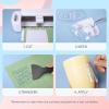 imageHTVRONT White Permanent Vinyl 12quot x 14 FT Adhesive White Vinyl Roll Compatible with Cricut Cutting Machine Silhouette Cameo Cutters Signs Scrapbooking Craft Die Cutters GlossyGlossy White