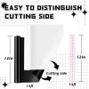 imageHTVRONT White Permanent Vinyl 12quot x 14 FT Adhesive White Vinyl Roll Compatible with Cricut Cutting Machine Silhouette Cameo Cutters Signs Scrapbooking Craft Die Cutters GlossyGlossy Permanenttransfer Bundle