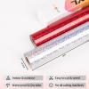 imageHTVRONT White Permanent Vinyl 12quot x 14 FT Adhesive White Vinyl Roll Compatible with Cricut Cutting Machine Silhouette Cameo Cutters Signs Scrapbooking Craft Die Cutters GlossyGlitter Red
