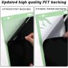 imageHTVRONT White Permanent Vinyl 12quot x 14 FT Adhesive White Vinyl Roll Compatible with Cricut Cutting Machine Silhouette Cameo Cutters Signs Scrapbooking Craft Die Cutters GlossyGlossy Blackwhite