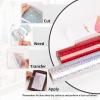 imageHTVRONT White Permanent Vinyl 12quot x 14 FT Adhesive White Vinyl Roll Compatible with Cricut Cutting Machine Silhouette Cameo Cutters Signs Scrapbooking Craft Die Cutters GlossyGlitter Sliver