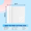 imageHTVRONT White Permanent Vinyl 12quot x 14 FT Adhesive White Vinyl Roll Compatible with Cricut Cutting Machine Silhouette Cameo Cutters Signs Scrapbooking Craft Die Cutters GlossyGlossy White