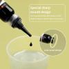 imageHTVRONT White Resin Pigment Paste  176oz50ml Higher Concentrated ampamp Easy to Mix White Epoxy Dye Pigment for Resin Coloring Ocean Waves and Water EffectsBlack  White