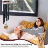 imageHTVRONT Wind Chimes for Outside  32 Aluminium Sympathy Wind Chimes for Loss of Dog Wind Chime with Pendant for Sublimation Printing Memorial Gift for Mom Wind Chimes Pendant can Design by Oneself