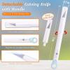 imageHTVRONT Window Film Kit  4 Pcs Window Privacy Film Installation Tools Easy to Apply Glass ampamp Car Windows Tint Kit Includes Felt Squeegee Detachable Knife ampamp 1 Extra Blade 100ML Spray BottleWhite Window Film Kit