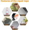 imageHTVRONT Window Screen Repair Tape  2 in X 15 FT Window Screen Repair Kit for Screen and Screen Door Tears Holes Strong Adhesive Fiberglass Covering mesh Screen Patch Repair Kit BlackBlack2