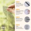 imageHTVRONT Window Screen Repair Tape  2 in X 15 FT Window Screen Repair Kit for Screen and Screen Door Tears Holes Strong Adhesive Fiberglass Covering mesh Screen Patch Repair Kit BlackBlack2