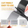 imageHTVRONT Window Screen Repair Tape  2 in X 15 FT Window Screen Repair Kit for Screen and Screen Door Tears Holes Strong Adhesive Fiberglass Covering mesh Screen Patch Repair Kit BlackBlack2