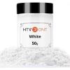 imageHTVRONT Black Mica Powder for Resin  176 oz50g Black Mica Pigment Powder Natural Mica Powder for Soap Making Resin Candle Making Bath BombWhite50g