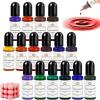 imageHTVRONT Candle Dye  16 Vivid Colors Liquid Candle Wax Dye High Concentrate Candle Dye for Soy Wax Beeswax Gel Wax Palm Wax  10ml 035 oz24multicolored