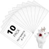 imageHTVRONT Felt Sheets for Crafts  60pcs Felt Squares A48x12 Stiff Felt Sheets Assorted Colors Craft Felt 1mm Stiff Felt Fabric for Sewing Patchwork Decoration Embroidering Book Felt PapersWhite