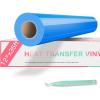 imageHTVRONT HTV Heat Transfer Vinyl Bundle 12 Pack  12quot x 5FT HTV Vinyl Rolls Easy to Cut Iron on Vinyl for All Cutting Machines Easy to Weed Heat Transfer VinylLake Blue