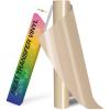 imageHTVRONT HTV Roll Heat Transfer Vinyl  12quot x 8ft White HTV Vinyl for Shirts Iron on Vinyl for All Cutting Machine  Easy to Cut ampamp Weed for Heat Transfer Design WhiteACamel Brown