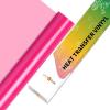 imageHTVRONT HTV Vinyl Rolls Heat Transfer Vinyl  12quot x 5ft Aqua Blue HTV Vinyl for Shirts Iron on Vinyl for All Cutter Machine  Easy to Cut ampamp Weed for Heat Vinyl Design Aqua BlueNeon Pink