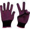 imageHTVRONT Heat Resistant Gloves for Sublimation  2Pcs Heat Gloves for Sublimation with Silicone Bumps Heat Resistant Work Gloves for Women Universal Fit SizeFree Size