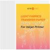 imageHTVRONT Heat Transfer Paper for Dark Fabric  10 Sheets 85quotx11quot Printable Heat Transfer Vinyl for Inkjet Printer  Wash Durable Iron on Transfer PaperFor Light Color